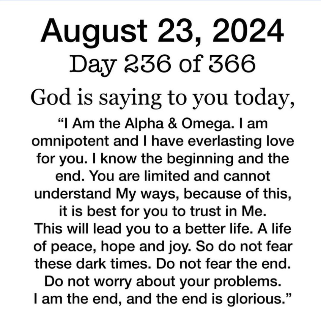 Thankful Friday Blessings August 23, 2024