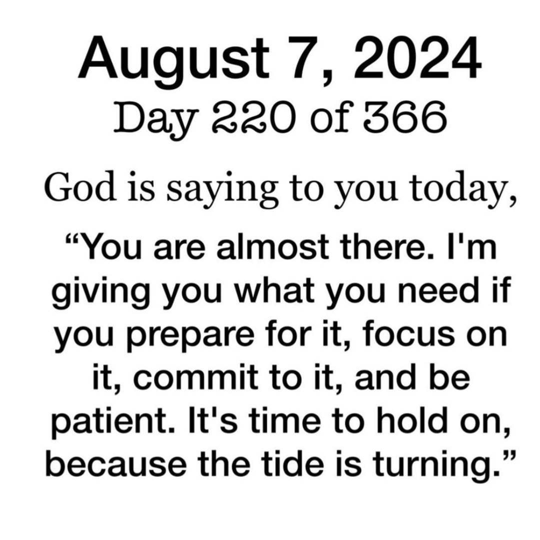 Thankful Wednesday Blessings August 07, 2024