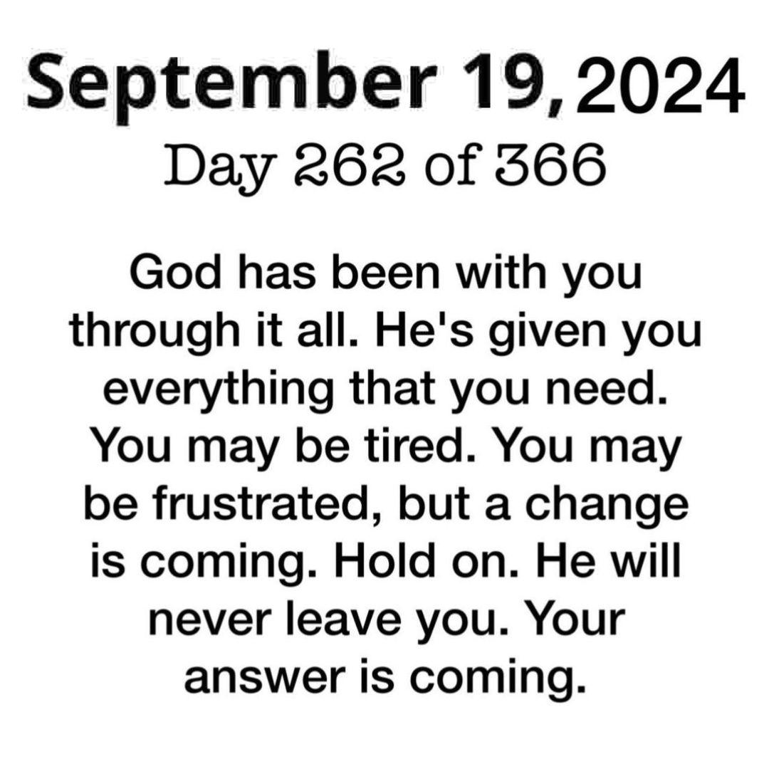 Thankful Thursday Blessings September 19, 2024