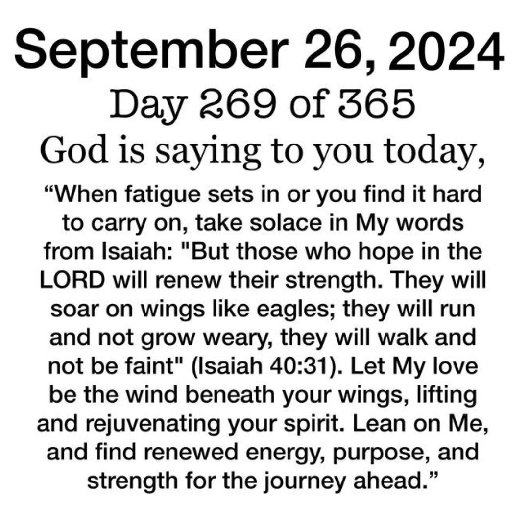 Thankful Thursday Blessings September 26, 2024