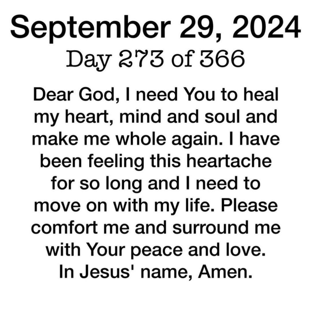 Thankful Sunday Blessings September 29, 2024