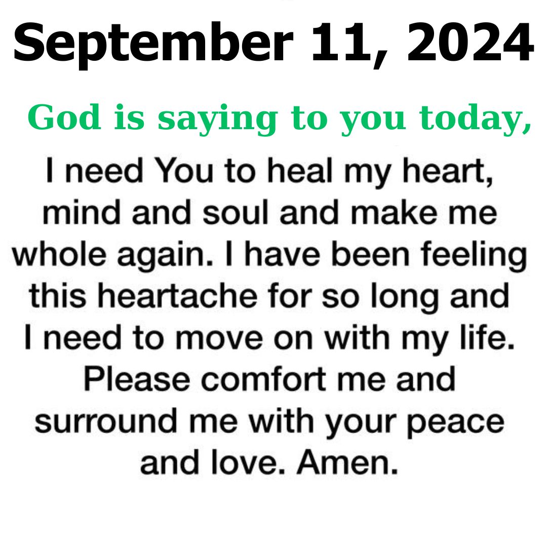 Thankful Wednesday Blessings September 11, 2024