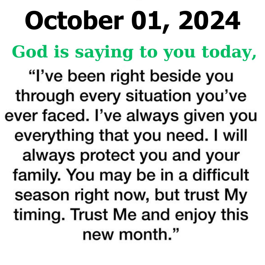 Thankful Tuesday Blessings October 01, 2024