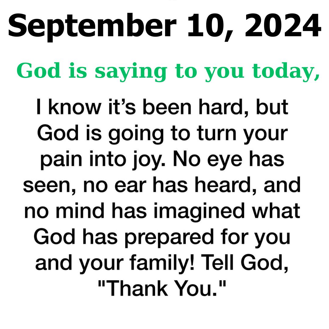 Thankful Tuesday Blessings September 09, 2024