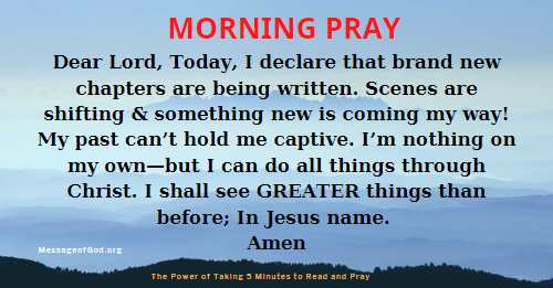 A Prayer for a New Beginning