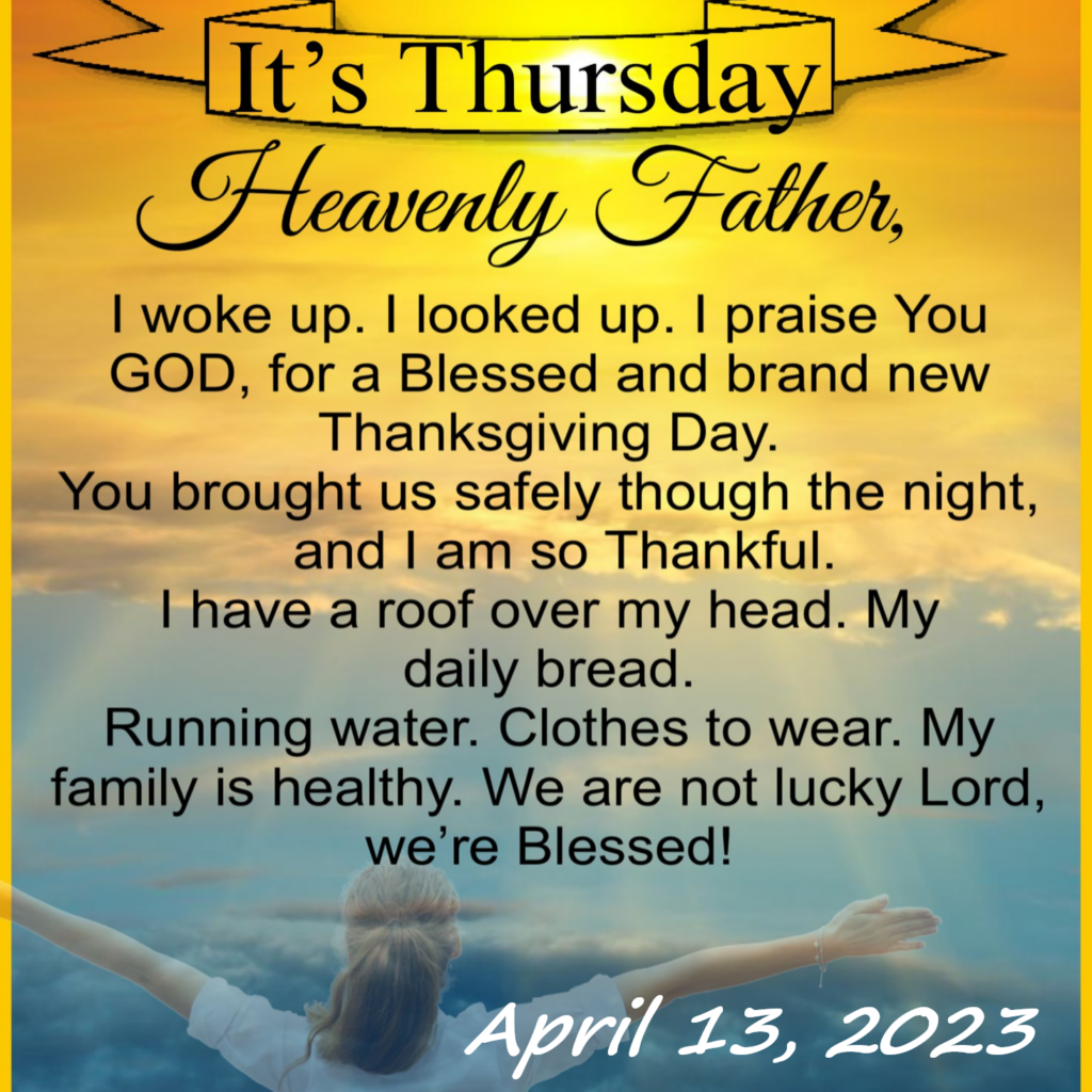 Thursday Blessings