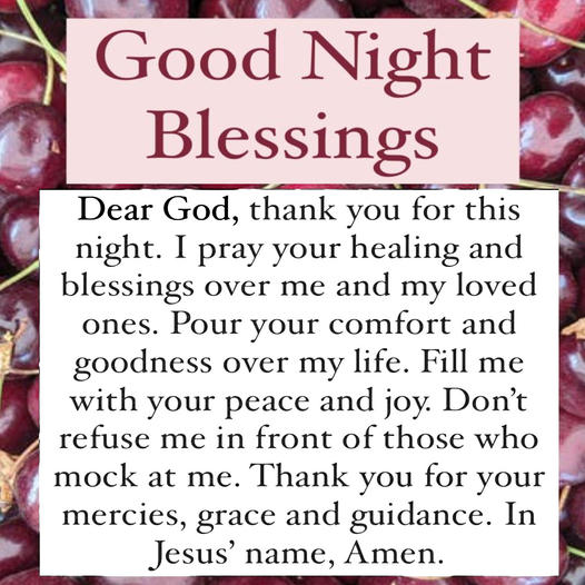 Good Night Blessings!