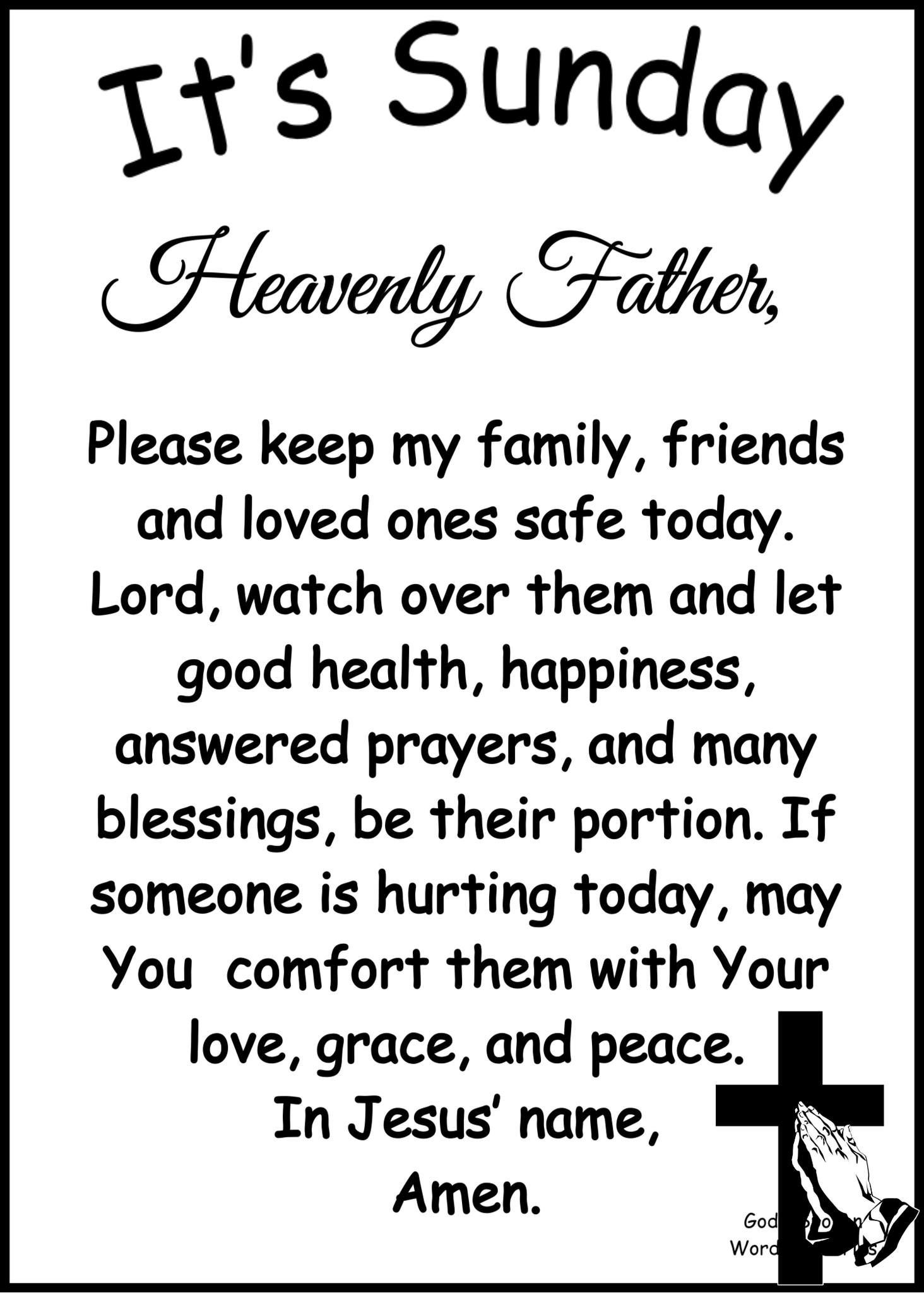 SUNDAY BLESSINGS Morning Prayer
