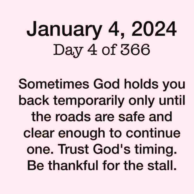 Thursday Blessings! January 4, 2024