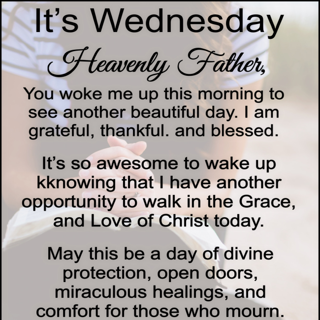 Prayer of the Day: Wednesday Blessings! March 27, 2024 💌🙏