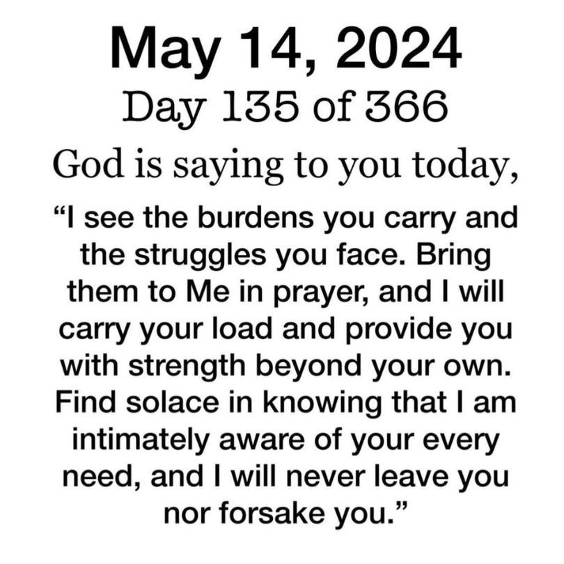 Prayer of the Day Tuesday May 14, 2024 💌🙏