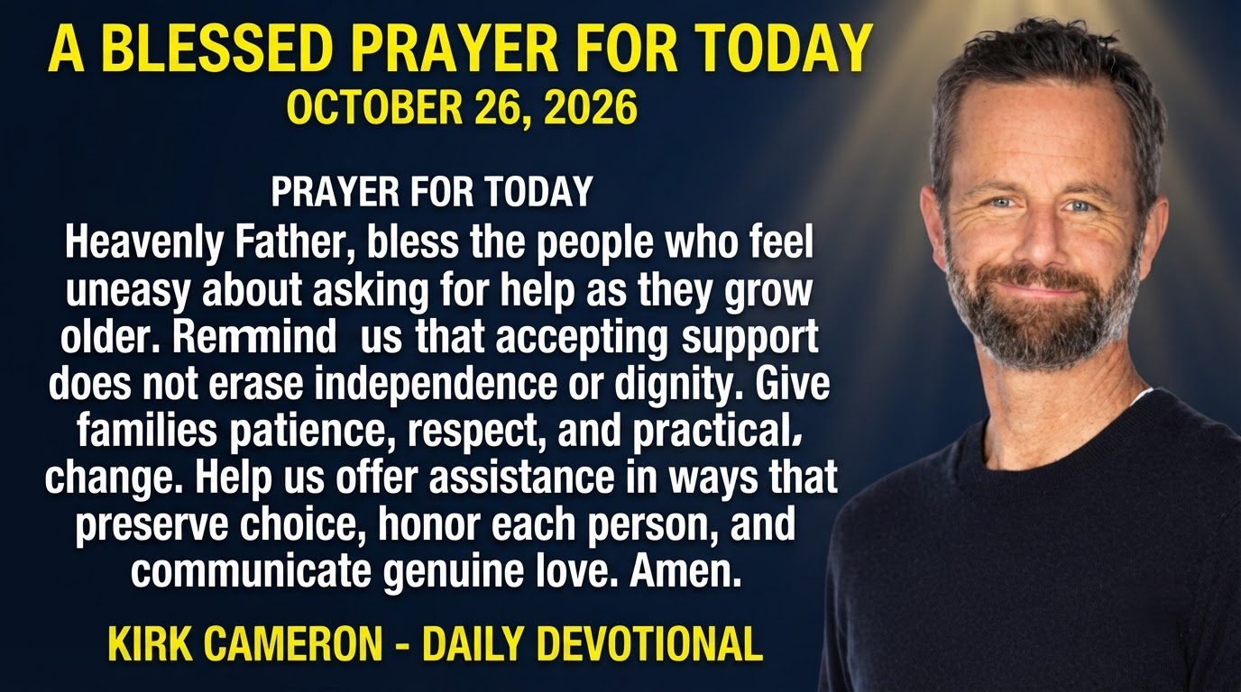 Kirk Cameron - Daily Devotional October 26, 2026